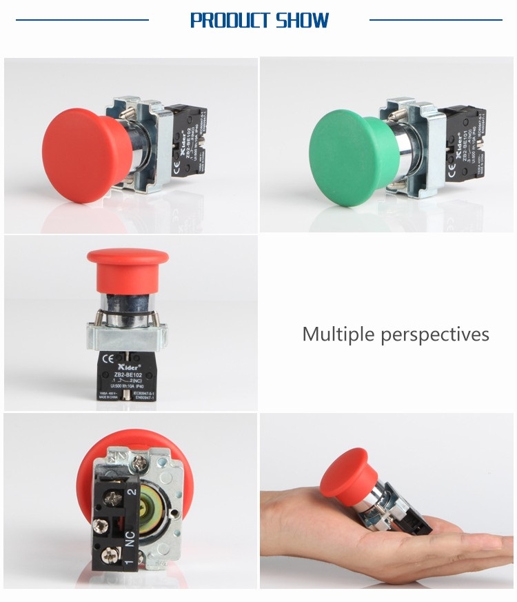 DB2-BC42 Emergency Mushroom Push Button Switch